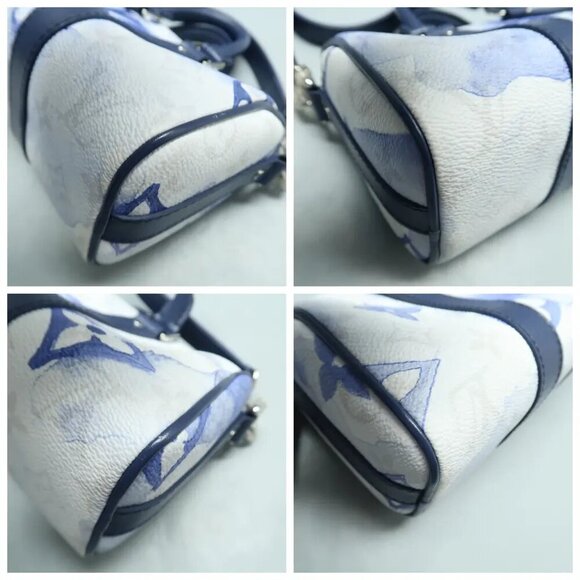 Authentic Louis Vuitton Bella Monogram Watercolor Canvas Satchel 2210-121424 - Picture 6 of 12